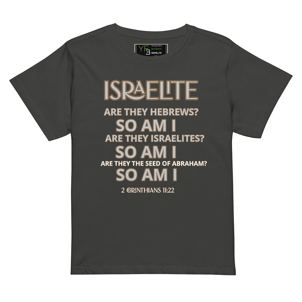 Thumbnail: YF3 The Classy Hebrew SO AM I Women’s high-waisted t-shirt