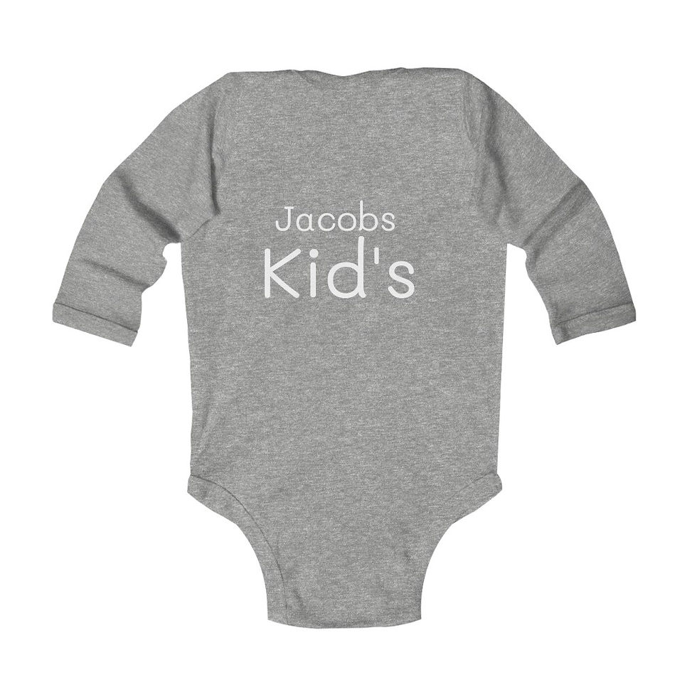Thumbnail: YHWH FOREVER Jacobs Kid's Infant Long Sleeve Bodysuit