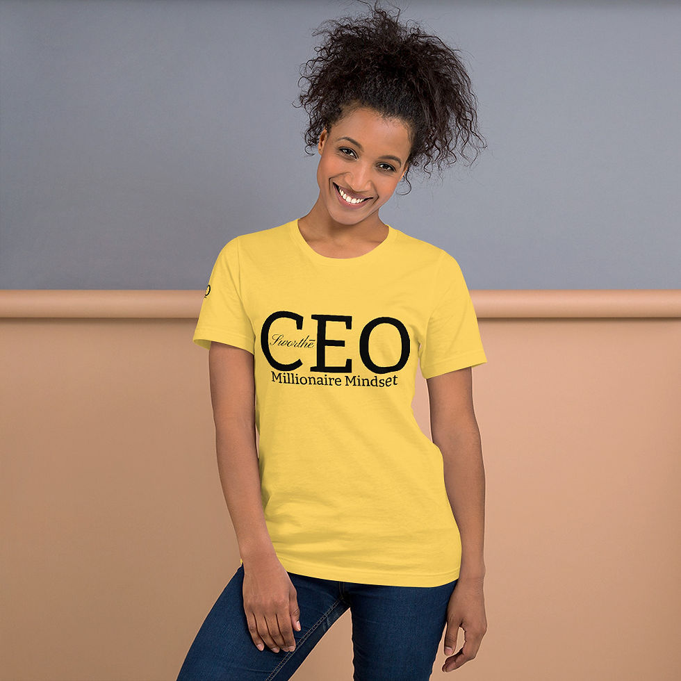 Thumbnail: Sworthe CEO Millionaire Mindset Short-Sleeve Unisex T-Shirt