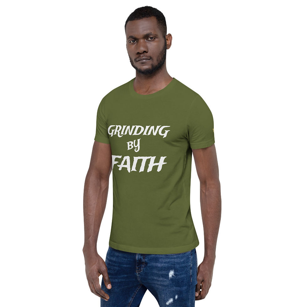 Thumbnail: YHWH FOREVER Grinding By Faith Short-Sleeve Unisex T-Shirt