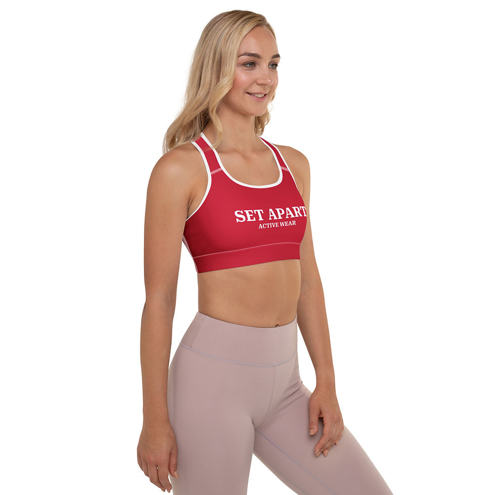 Thumbnail: YHWH FOREVER 3 Set Apart Active Wear Padded Sports Bra