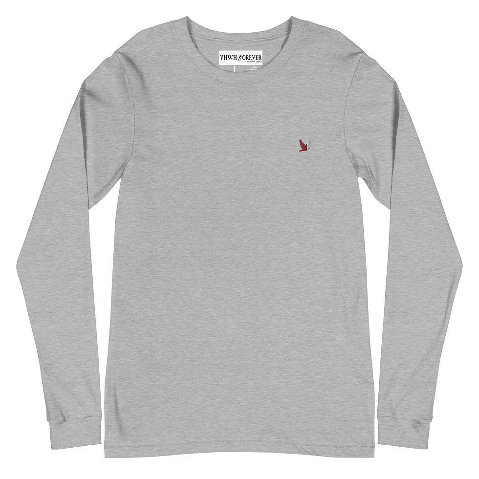 Thumbnail: YHWH FOREVER3 Embroidered Unisex Long Sleeve Tee