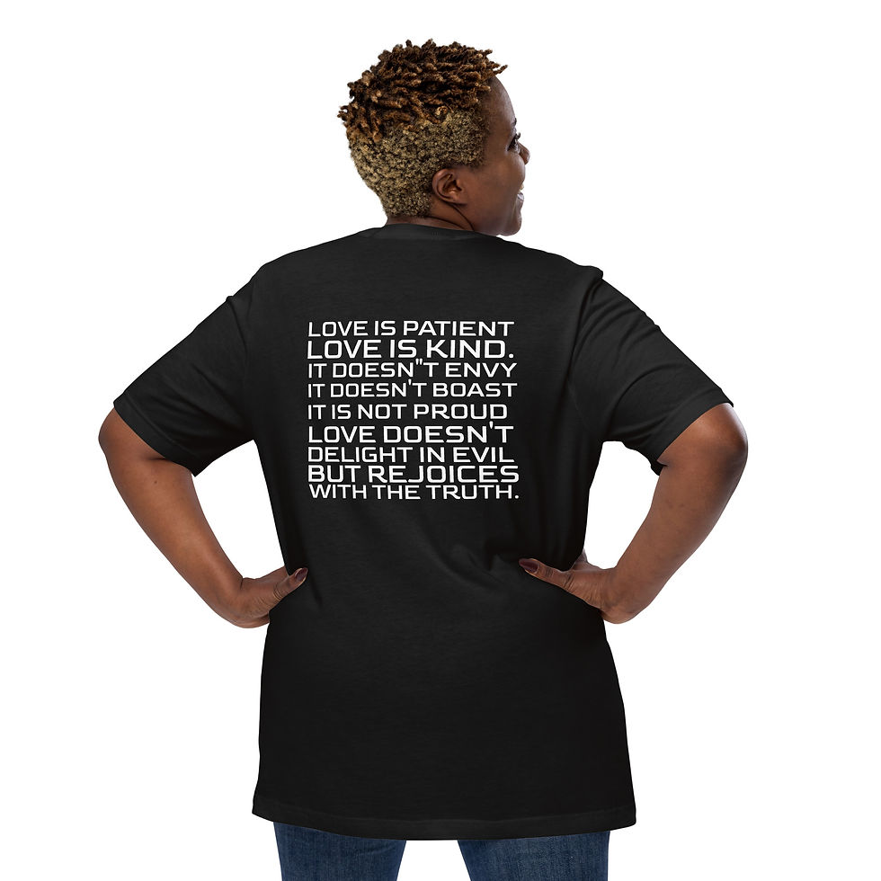 Thumbnail: YHWH FOREVER 3 LOVE Unisex t-shirt