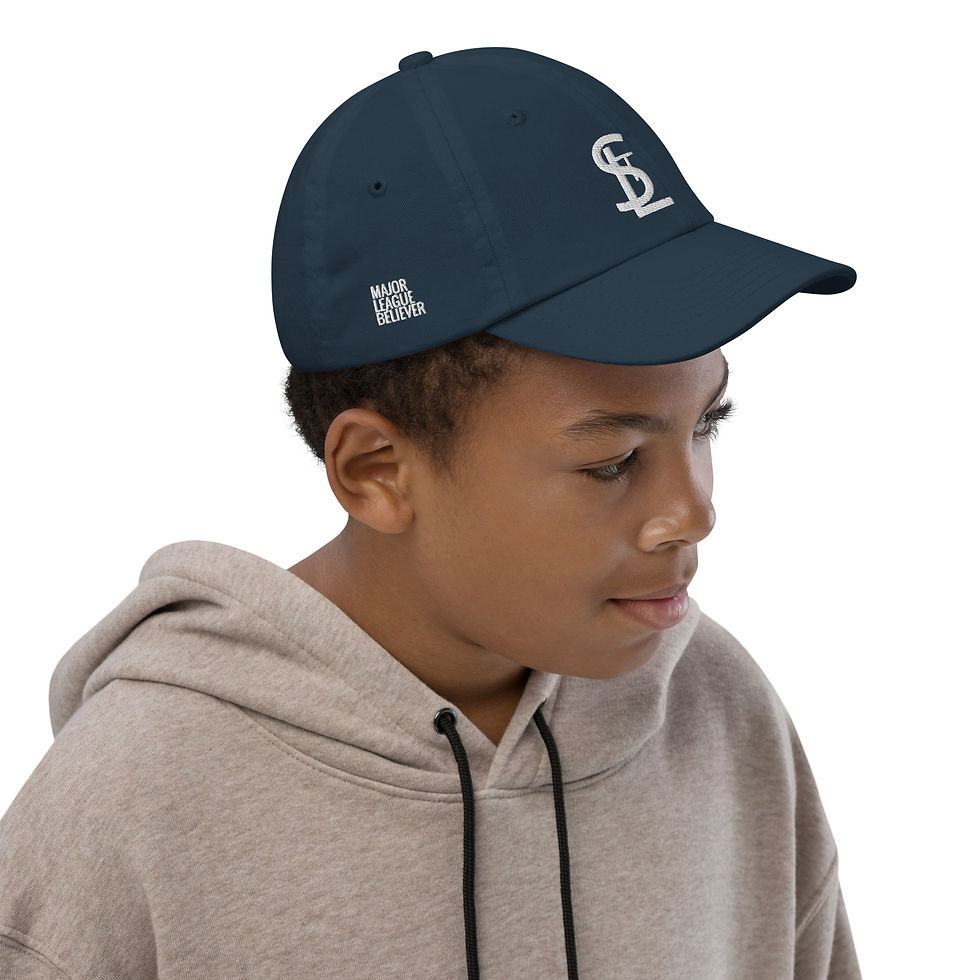 Thumbnail: YF3 YHWH FOREVER STL Embroidered SPIRIT TRUTH LOVE Youth baseball cap