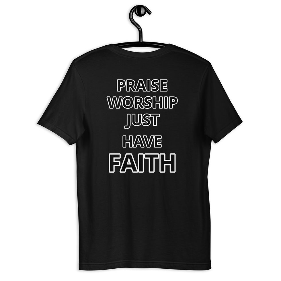 Thumbnail: YHWH FOREVER YOU CAN BE HAPPY 2 sided Short-Sleeve Unisex T-Shirt