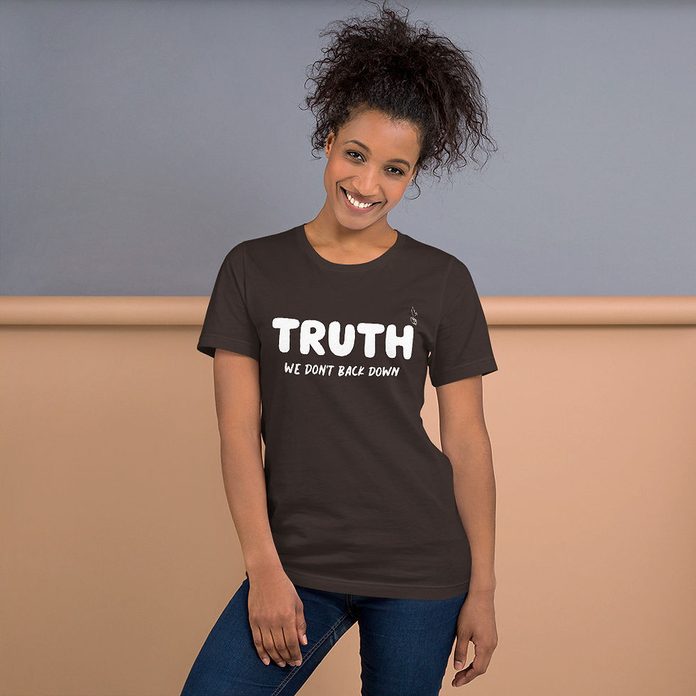 Thumbnail: Sworthe By Joseph Dowdy TRUTH We Don't Back Down Unisex t-shirt