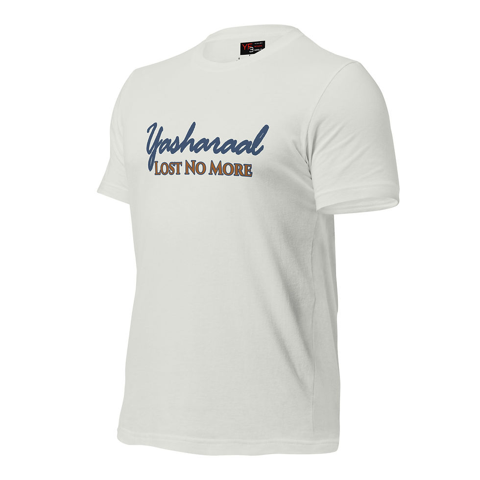 Thumbnail: YF3 The Classy Hebrew Yasharaal Gate Of No Return Unisex t-shirt