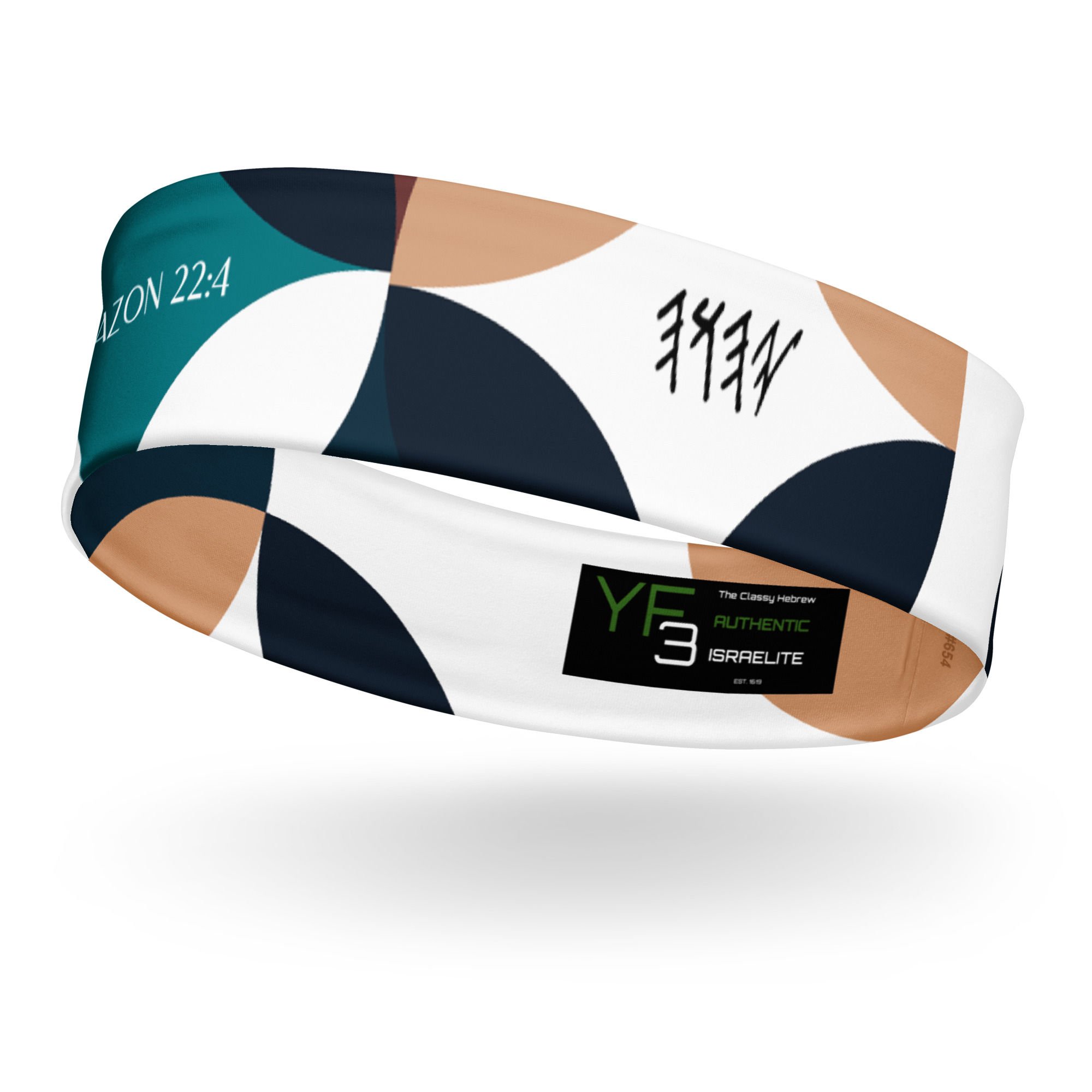 YF3 The Classy Hebrew Hazon 22:4 Headband