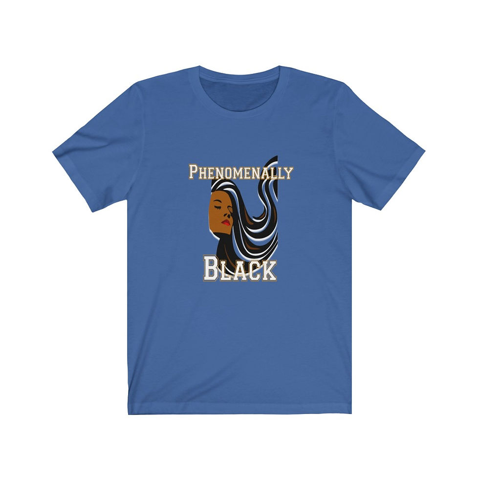 Thumbnail: The Classy Hebrew Phenomenally Black Unisex Jersey Short Sleeve Tee
