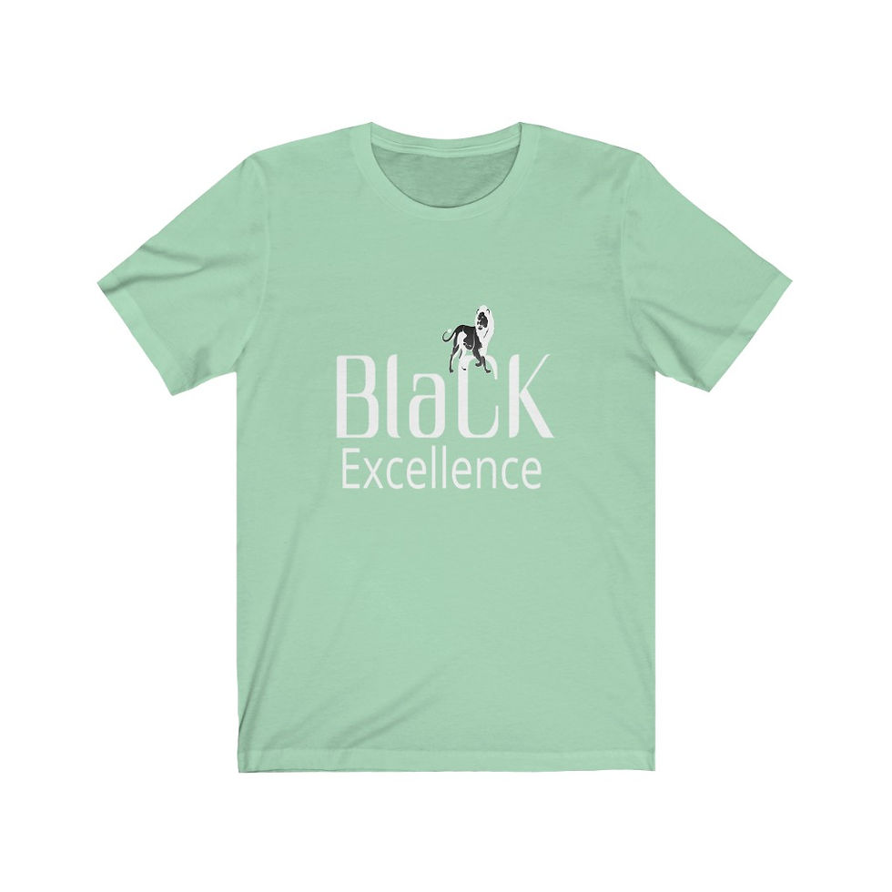 Thumbnail: The Classy Hebrew Black Excellence Unisex Jersey Short Sleeve Tee