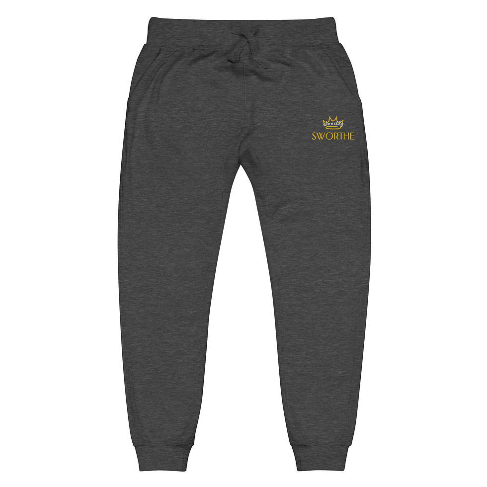 Thumbnail: Sworthe By Joseph Dowdy Embroidered Unisex fleece sweatpants