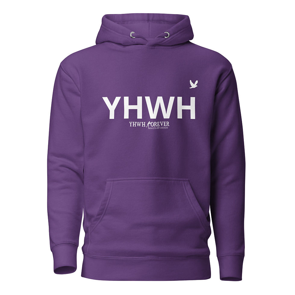 Thumbnail: YHWH FOREVER YAHWEH LOGO Unisex Hoodie