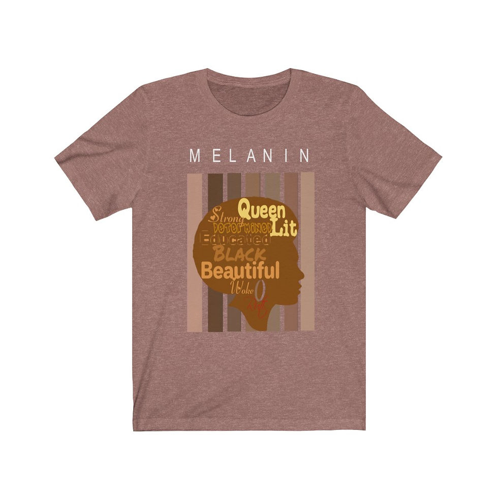 Thumbnail: The Classy Hebrew MELANIN Special Unisex Jersey Short Sleeve Tee