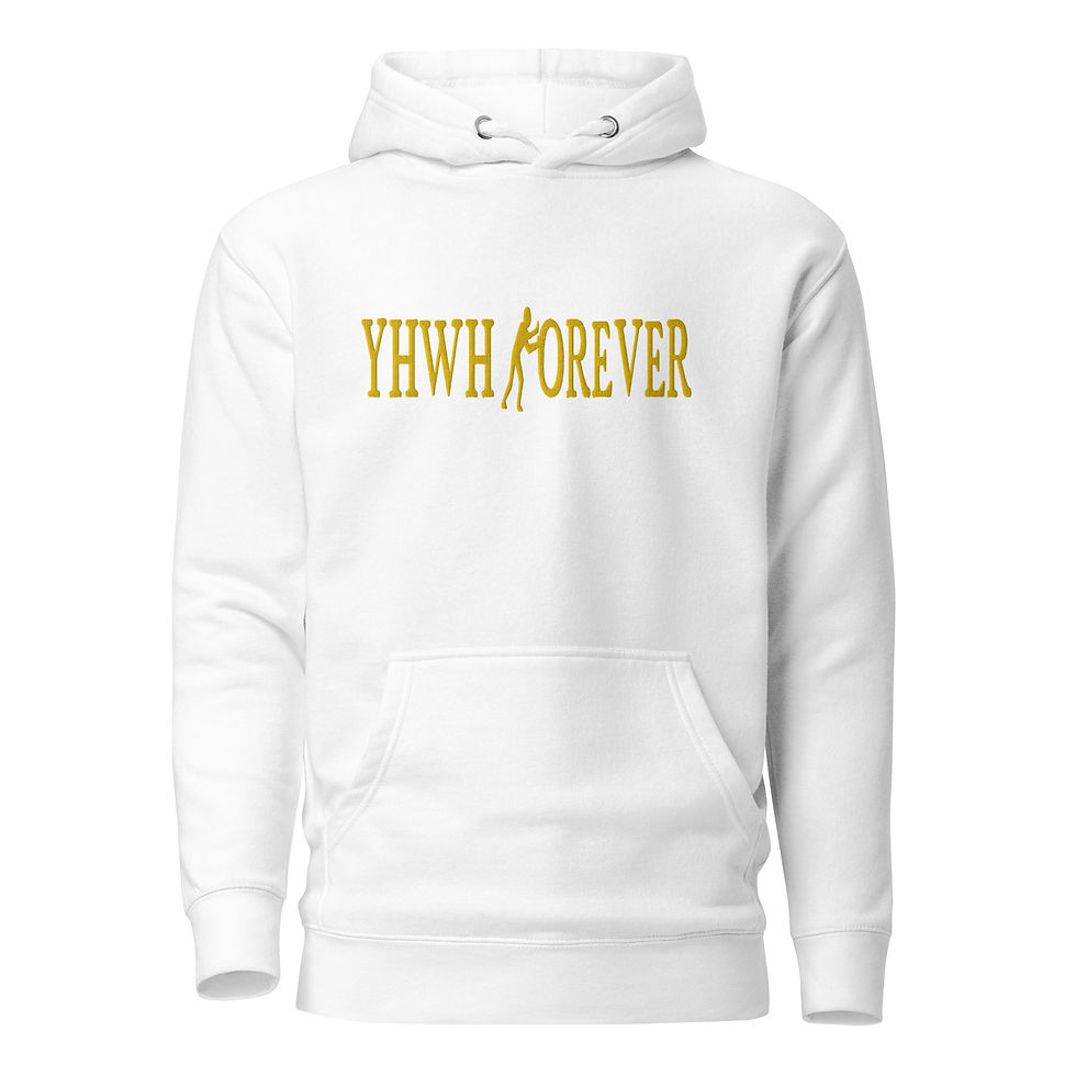 Thumbnail: YHWH FOREVER Embroidered Unisex Hoodie