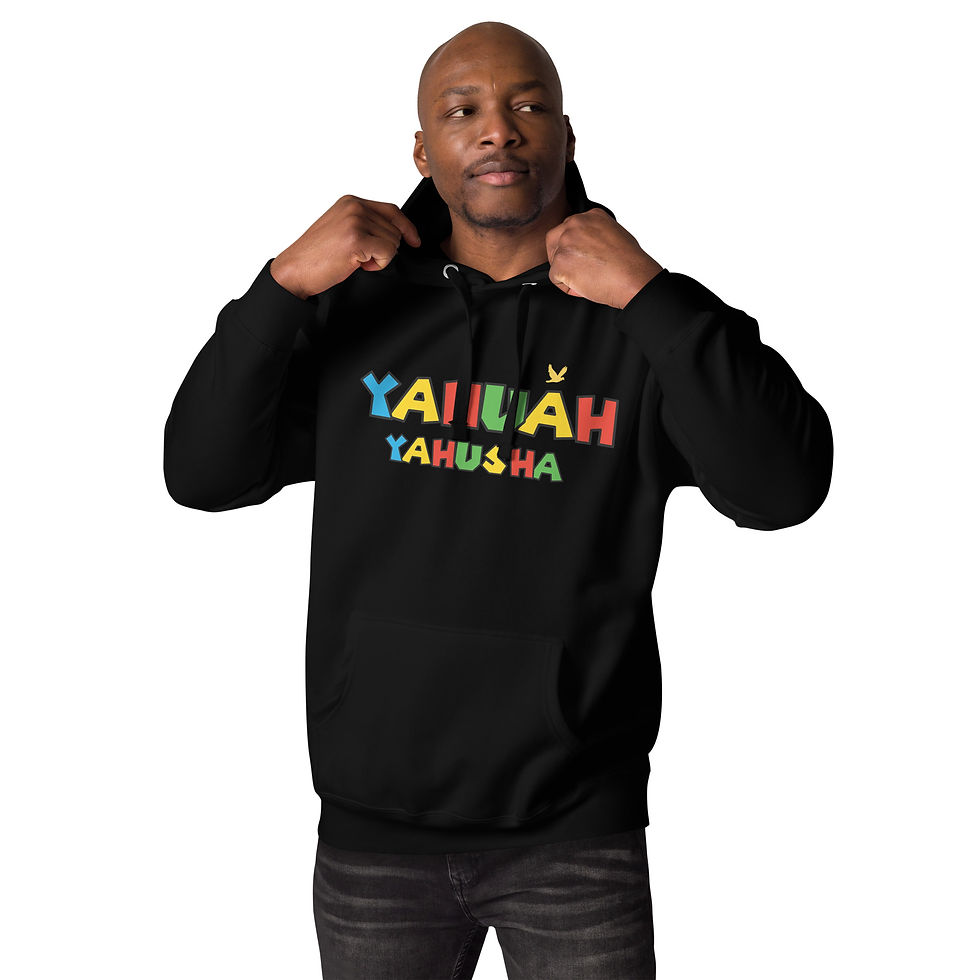 YF3 The Classy Hebrew YAHUAH YAHUSHA Mario Style Unisex Hoodie