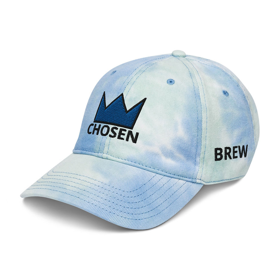 Thumbnail: The Classy Hebrew Chosen Tie dye hat