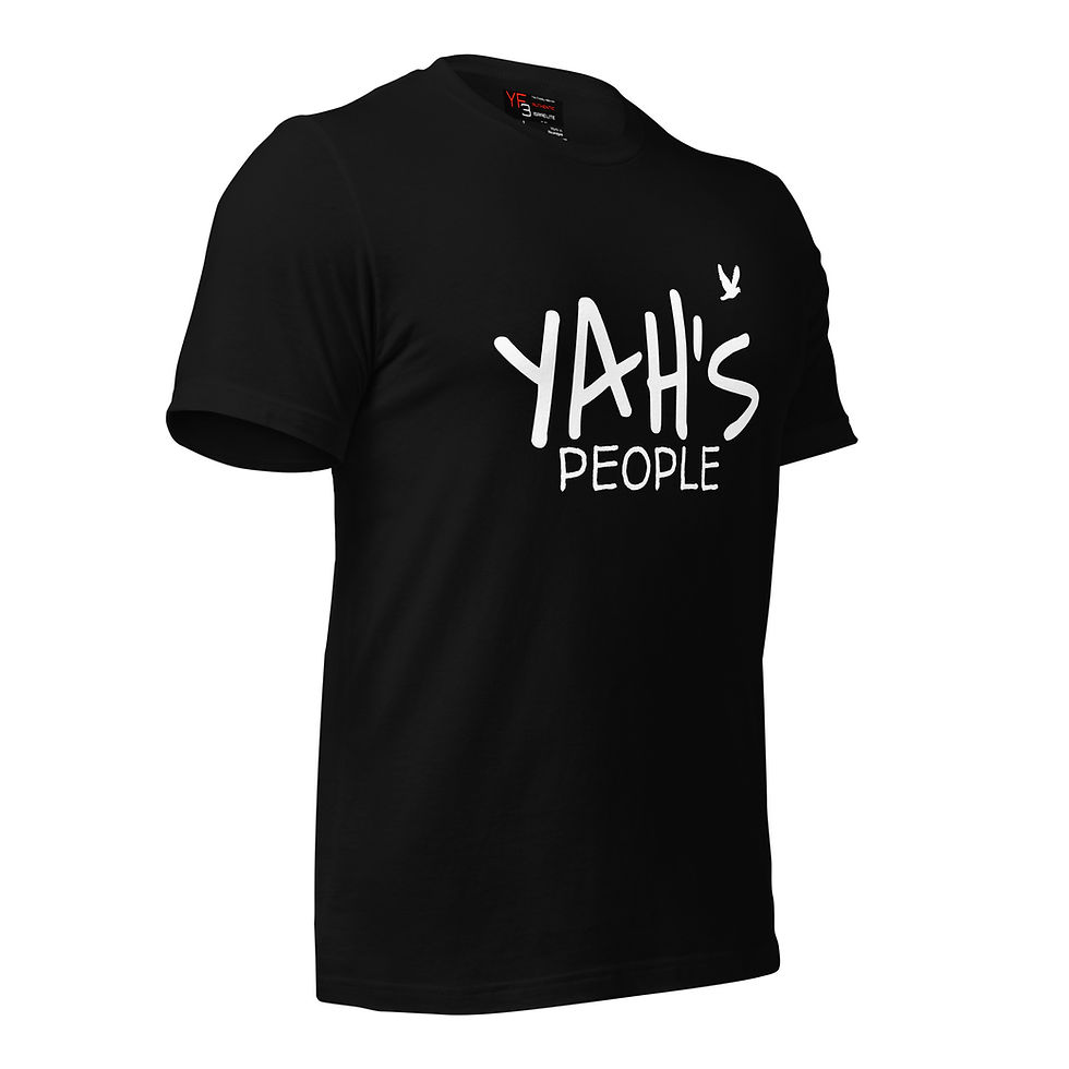 Thumbnail: YF3 The Classy Hebrew YAH's People Unisex t-shirt