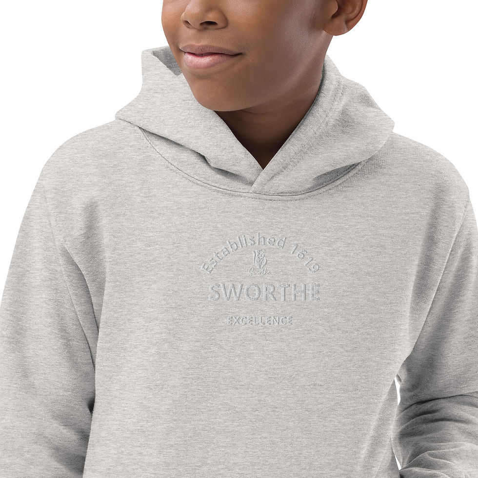 Thumbnail: Sworthe By Joseph Dowdy Embroidered Logo Kids Hoodie