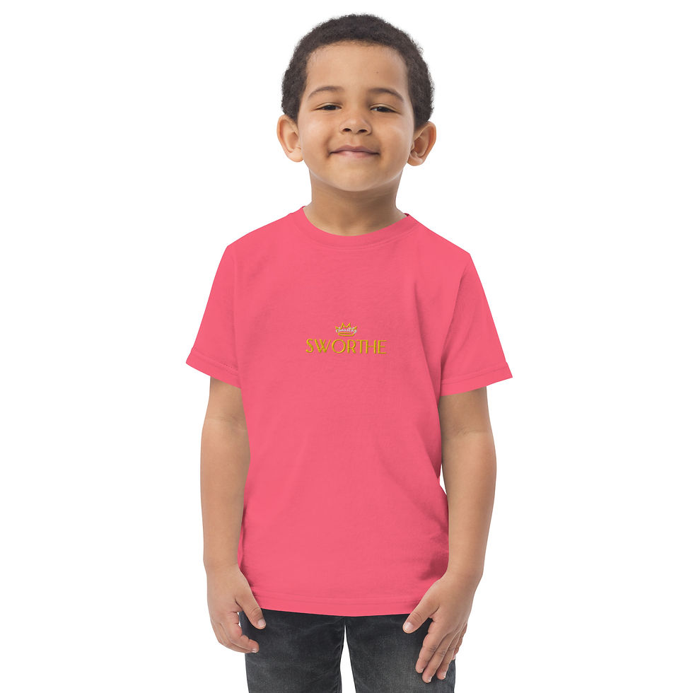 Thumbnail: Sworthe By Joseph Dowdy Embroidered Toddler jersey t-shirt