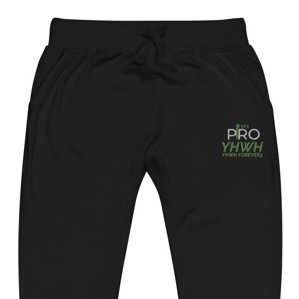 YF3 Pro YHWH FOREVER3 Embroidered Unisex fleece sweatpants