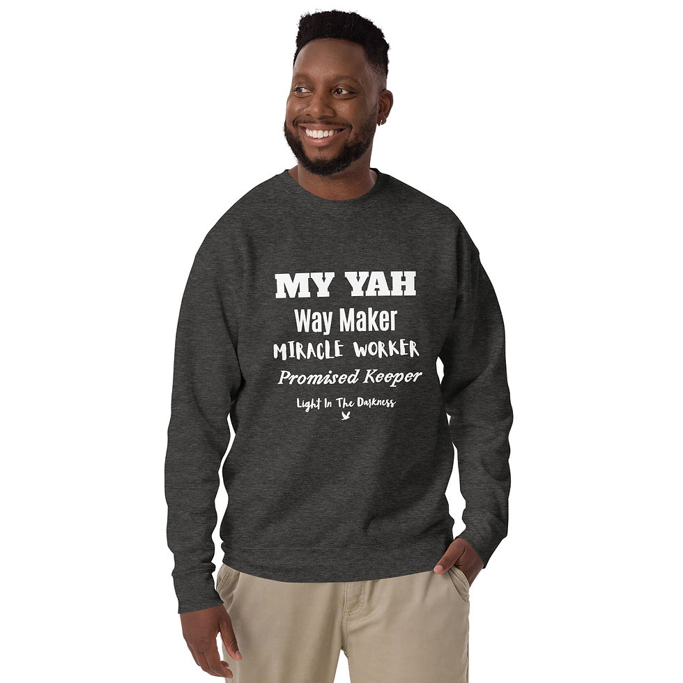 Thumbnail: YF3 The Classy Hebrew Way Maker Unisex Premium Sweatshirt