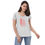 Thumbnail: YF3 The Classy Hebrew The East Face Pink Women’s recycled v-neck t-shirt