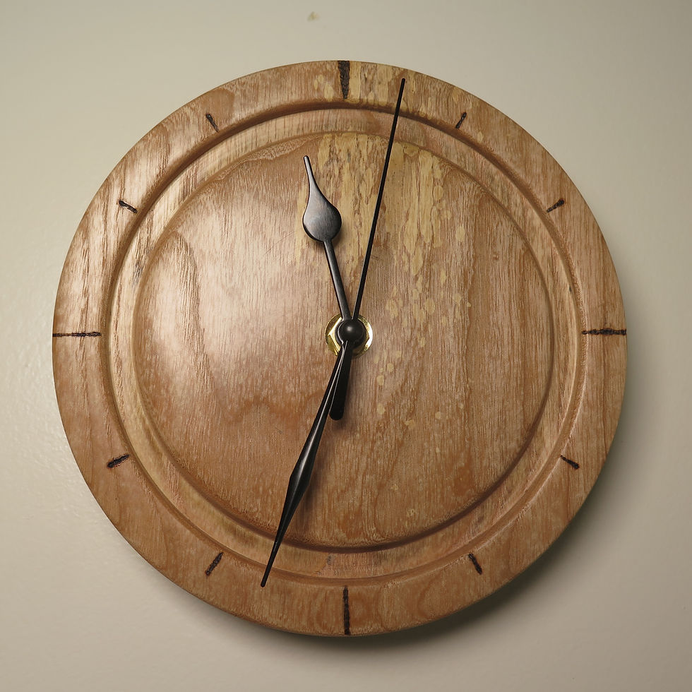 Miniature : Horloge "Frène le temps"