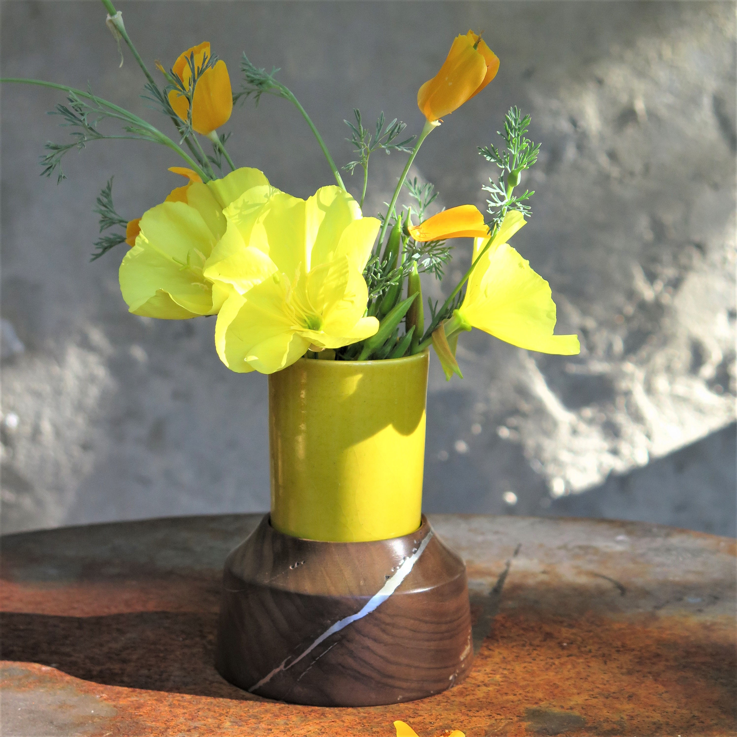 "Etincelle d'un jour" vase bas