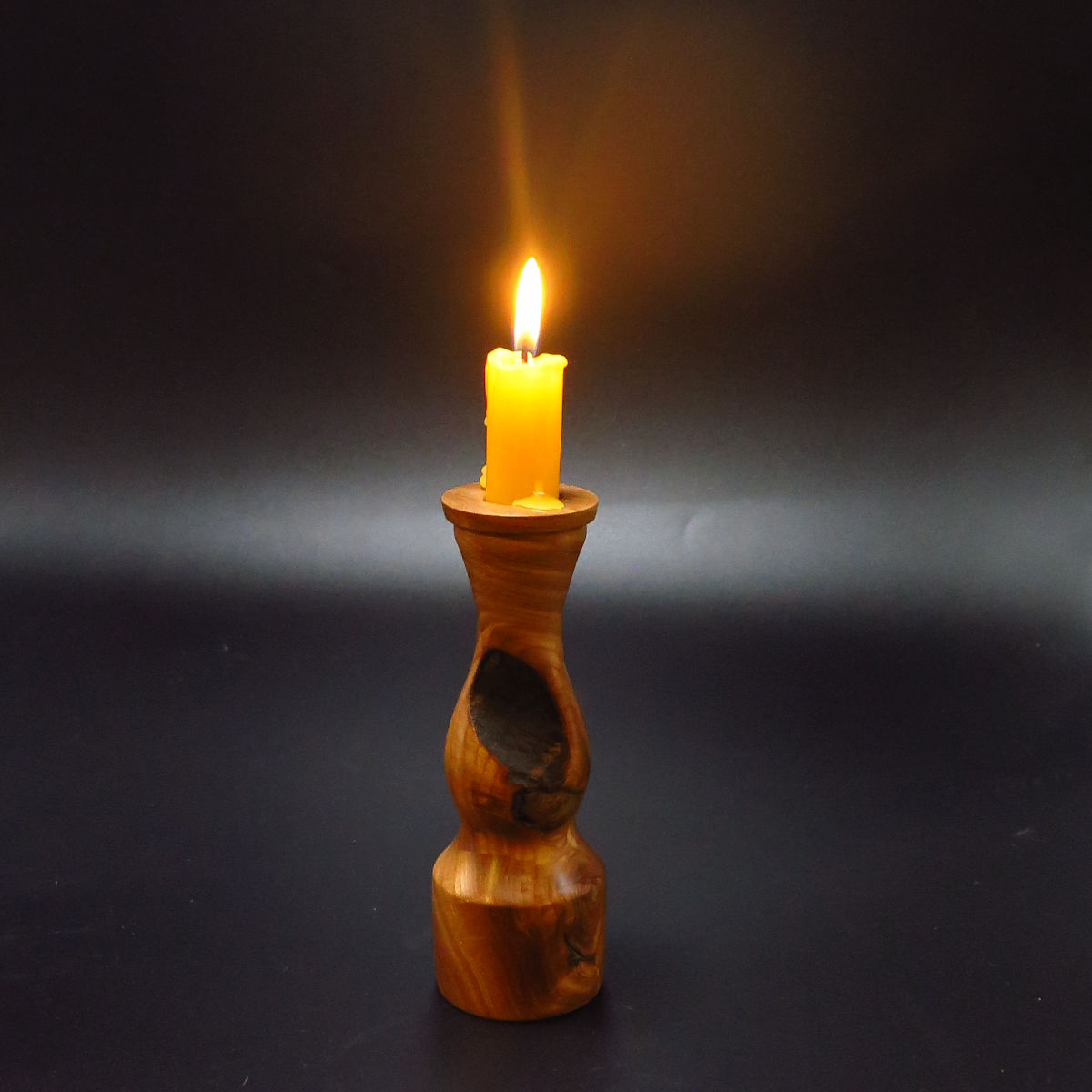 Bougeoir en orme