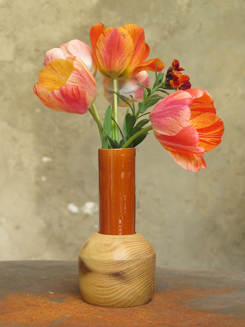 Miniature : Vase "Rouillé"