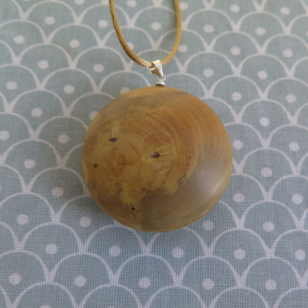 Miniature : "Brume" pendentif en Buis
