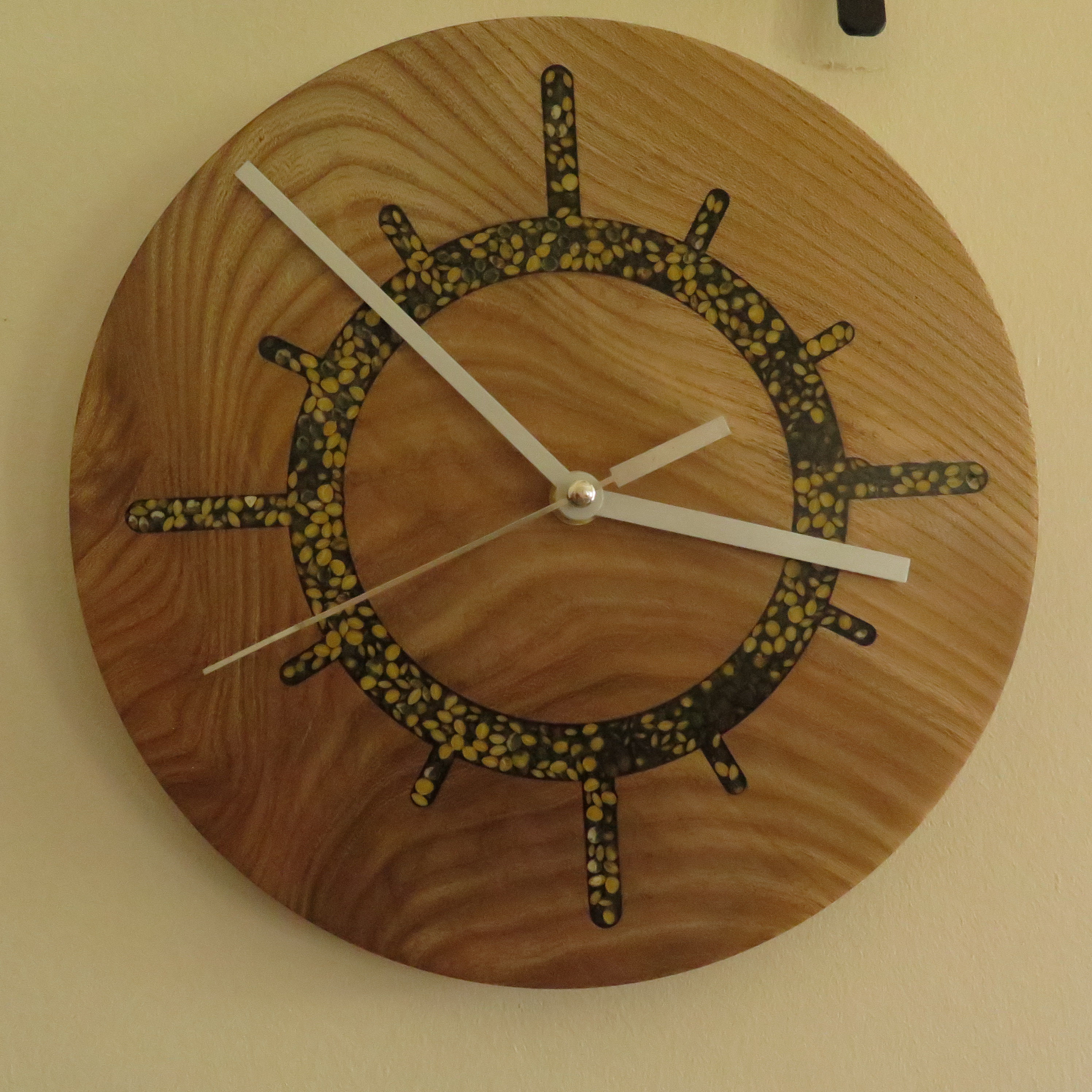 Horloge "Soleil vert"