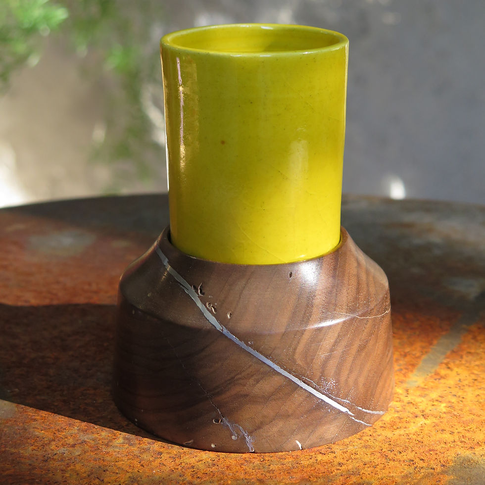 Miniature : "Etincelle d'un jour" vase bas