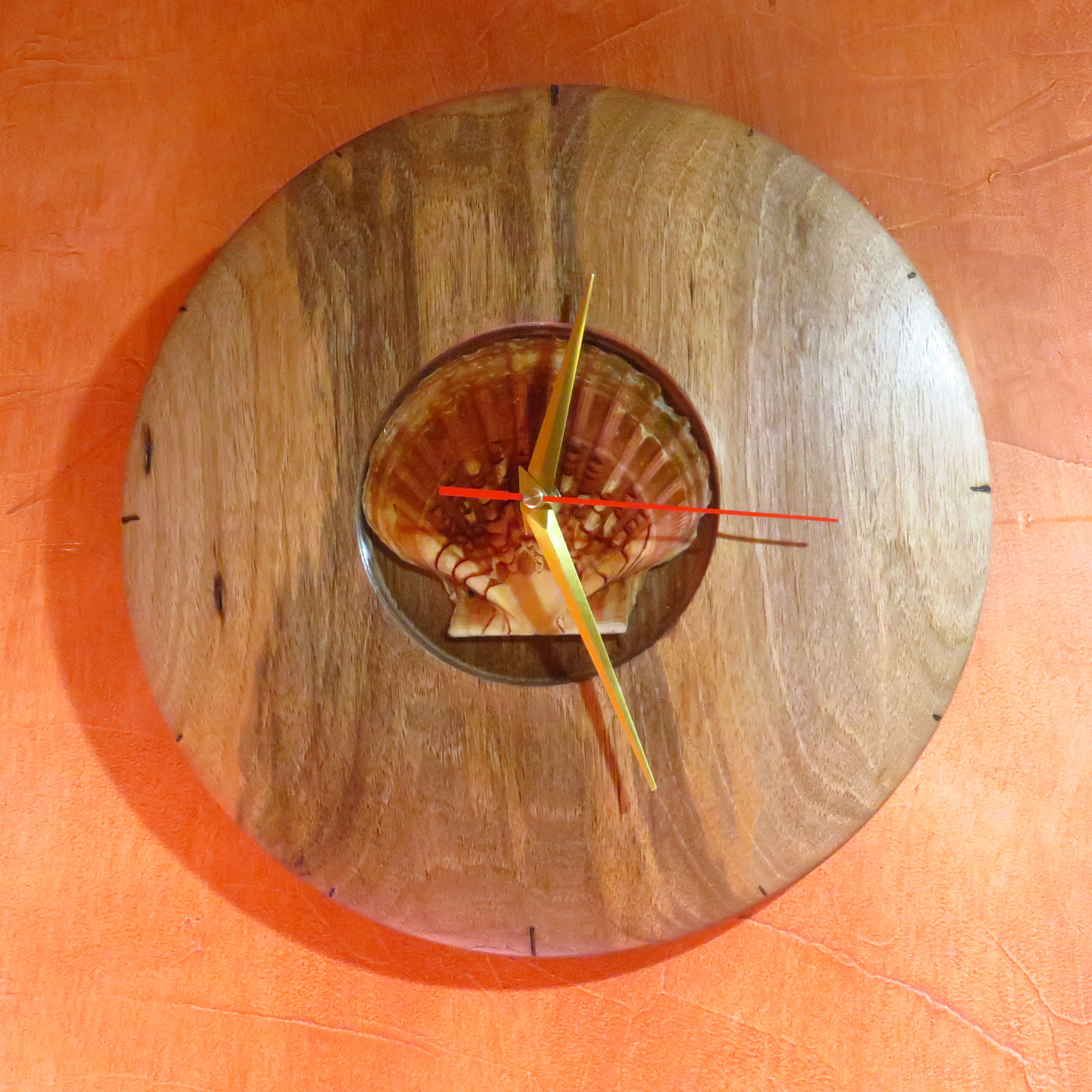 Horloge "Compostelle" Noyer