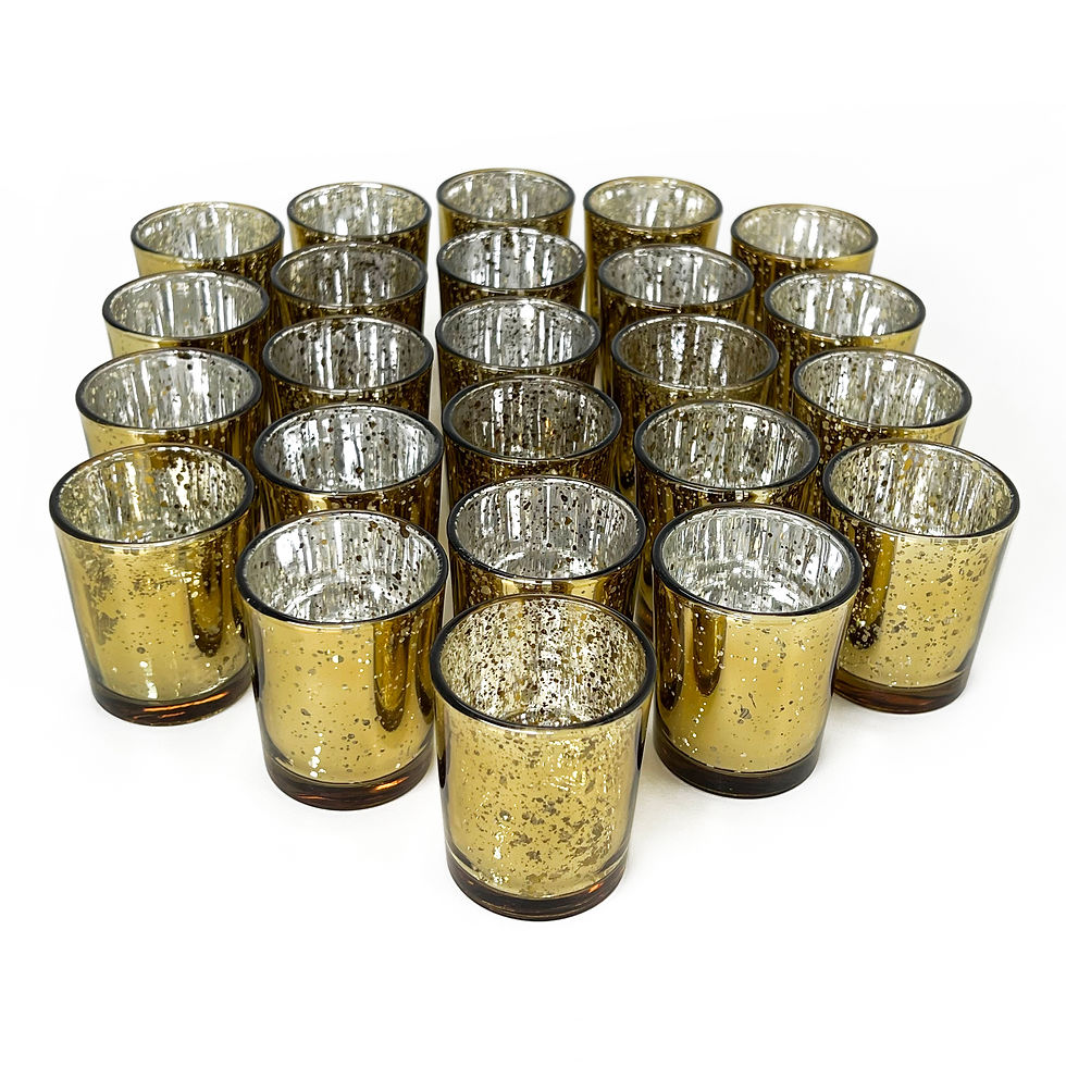 Thumbnail: Gold Glass Votives