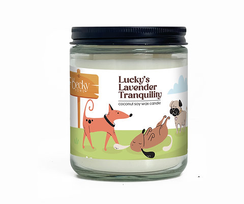 Lucky's Lavender Tranquility Pet Candle