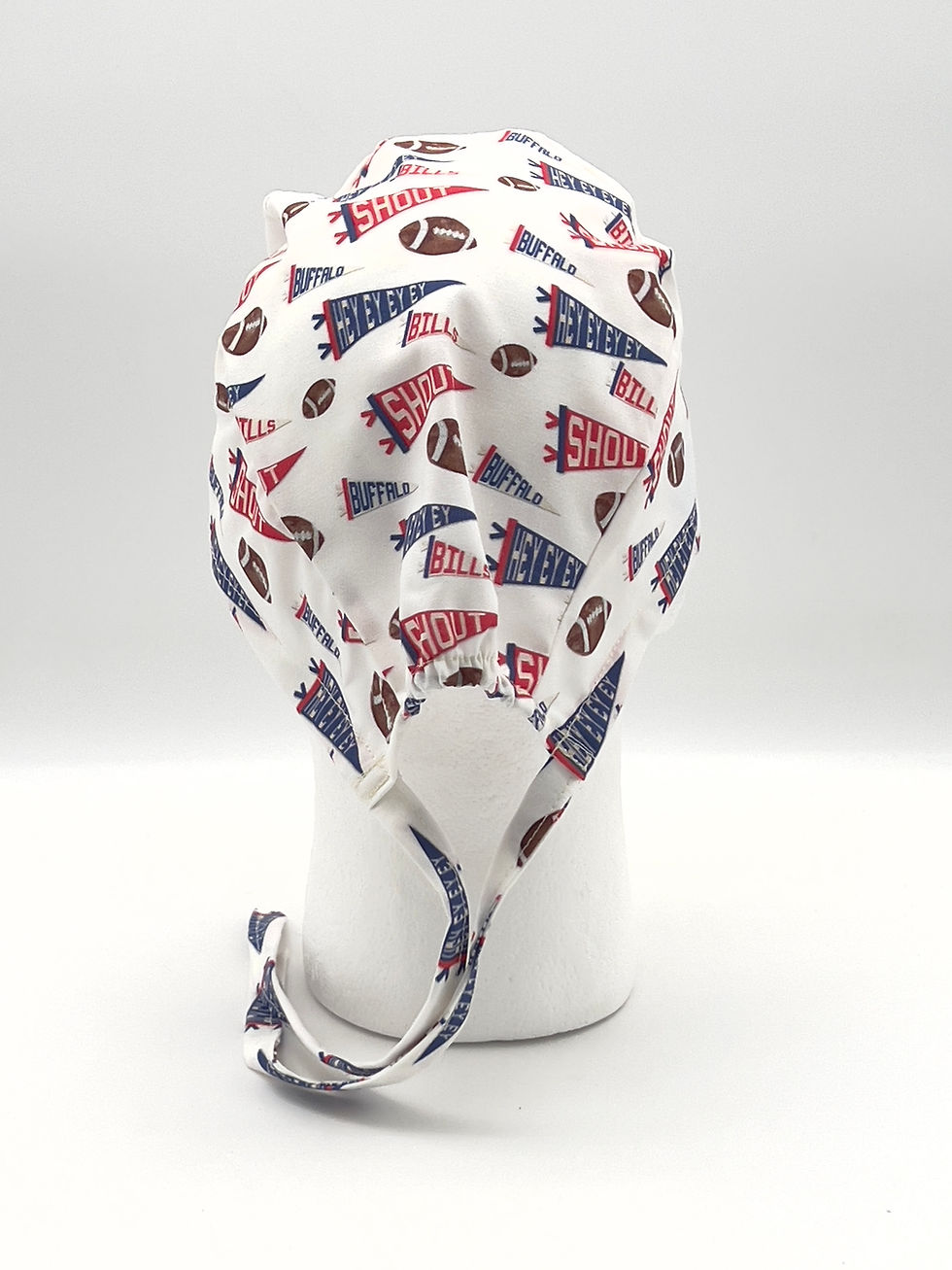 Thumbnail: Buffalo Bills Men's Surgical Scrub Cap, satin lining o