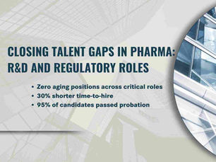 Regulatory Talent Gaps in Pharma: Featured Image