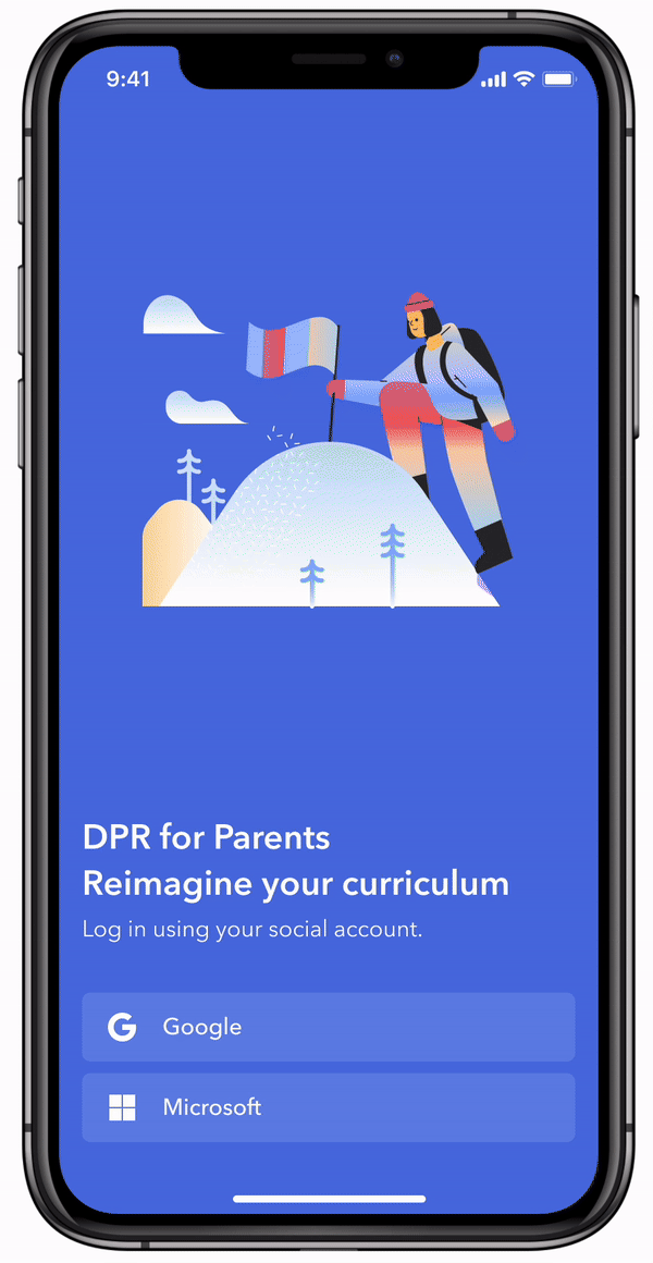 DPR for Parents app