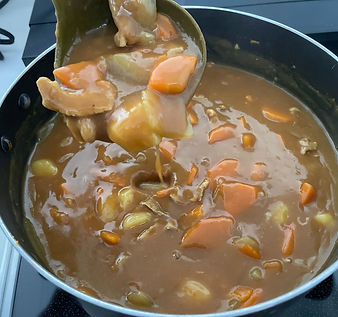 手作りのカレーライス