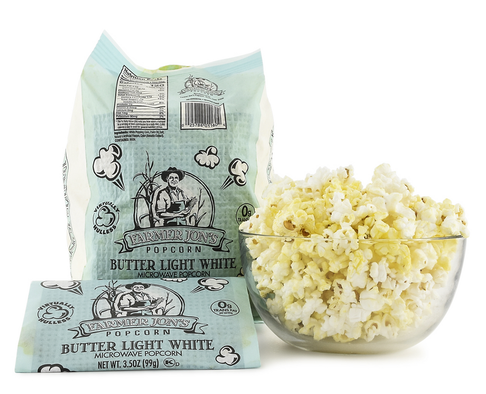 Butter Light White Microwave Popcorn Farmer Jons Popcorn