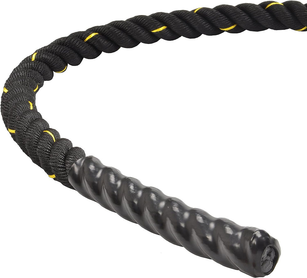 Thumbnail: BalanceFrom Battle Rope 1.5/2 Inch Diameter Poly Dacron 40 FT Length
