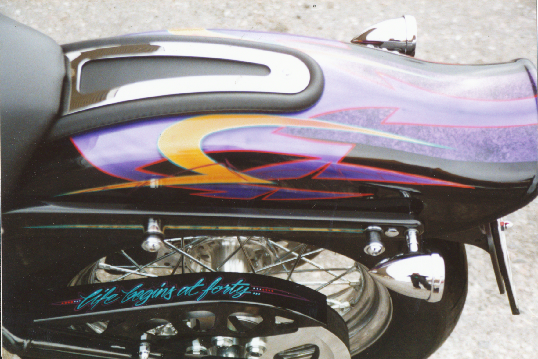 Harley custom paint