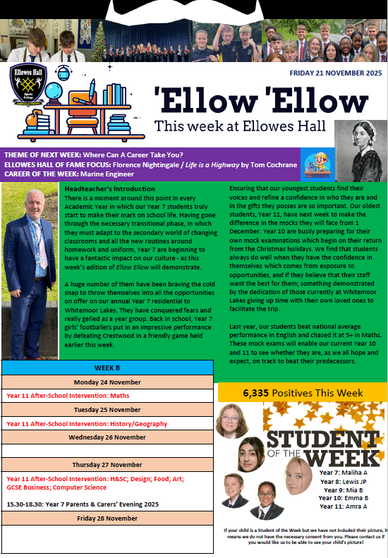 Newsletter 21/11/2025