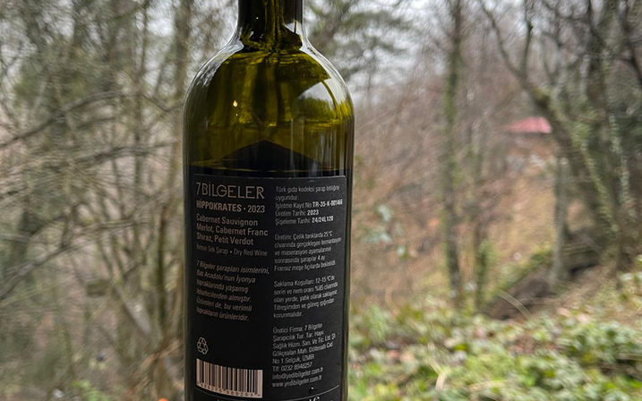 7Bilgeler Hippokrates Cabernet Sauvignon, Merlot, Cabernet Franc, Shiraz, Petit Verdor 2023