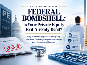 The September 2026 Federal Bombshell: Is Your Private Equity Exit Already Dead?