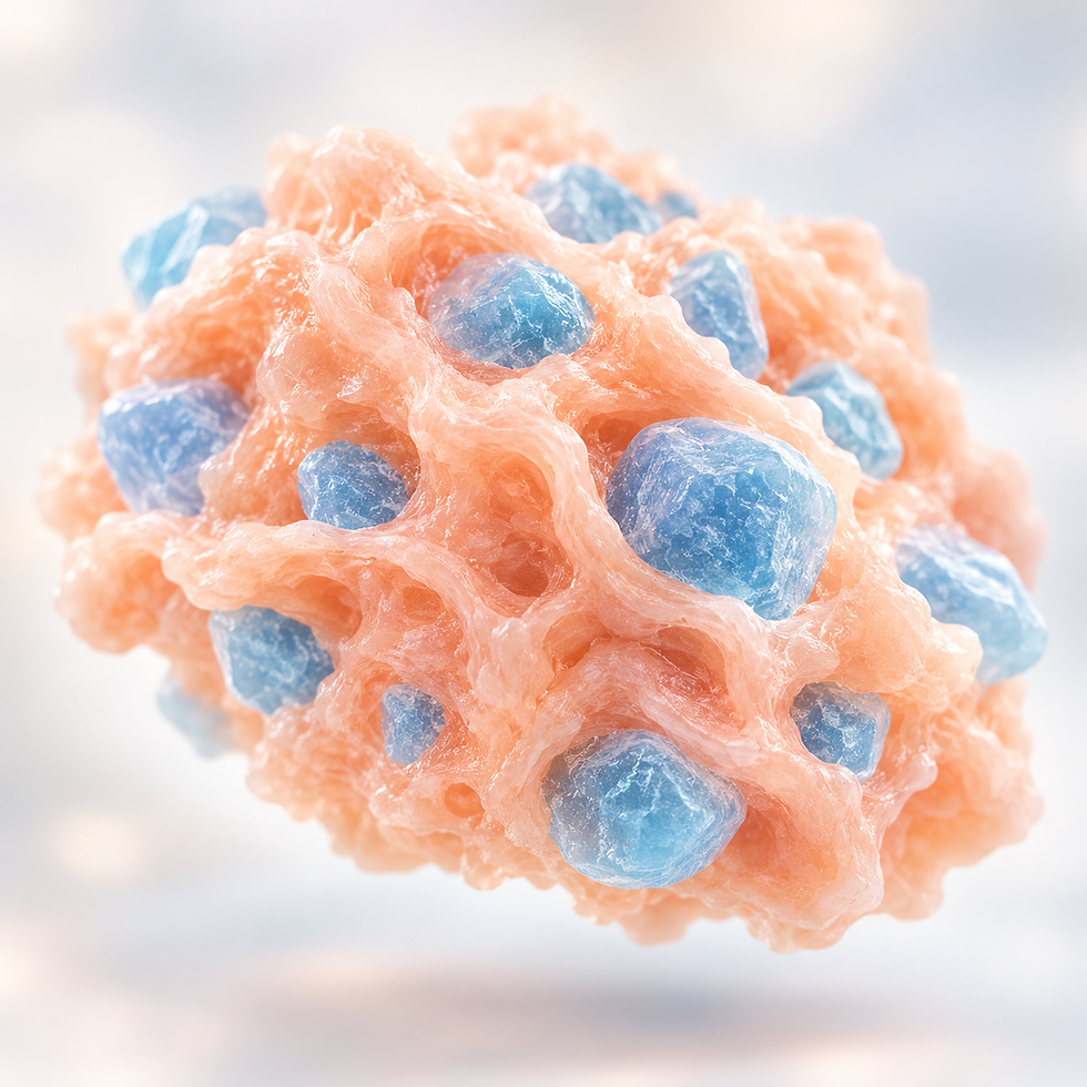 Peach Matrix with Icy Blue Granules.png