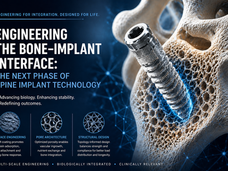 Engineering the Bone–Implant Interface: The Next Phase of Spine Implant Technology
