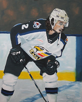 Mason Geertsen plays defense for AHL team Colorado Eagles 2019