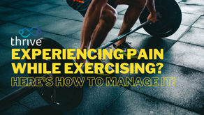 Experiencing pain when exercising? Here's how to manage it.